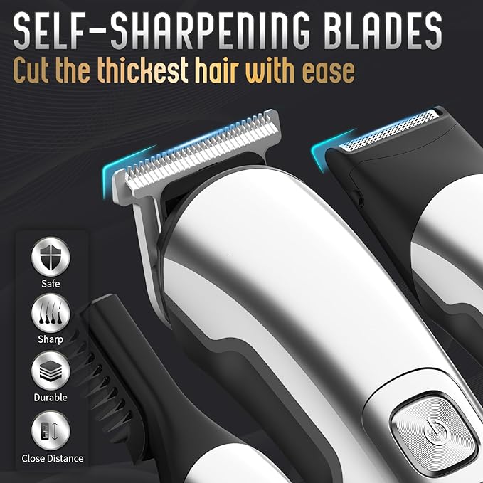 Ufree Beard Trimmer for Men, Waterproof Electric Razor for Nose, Face & Mustache - Image 3