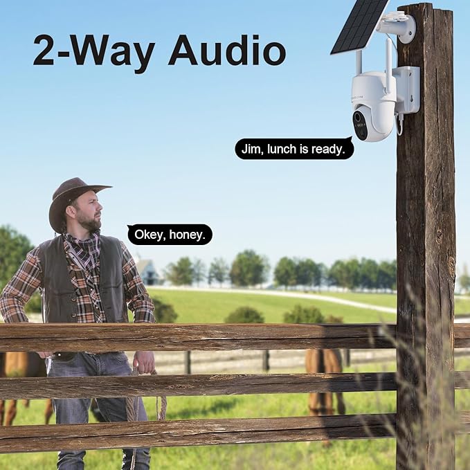 HOSAFE.COM 4G LTE Cellular Security Camera Outdoor, No WiFi Security Camera - Image 7