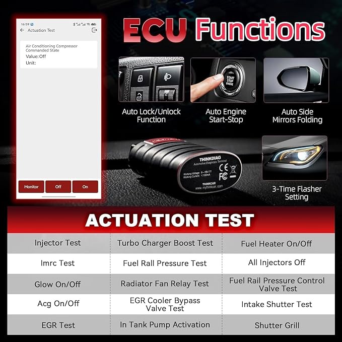 Thinkdiag OBD2 Scanner Bluetooth Full System Bidirectional Diagnostic Scan Tool - Image 5