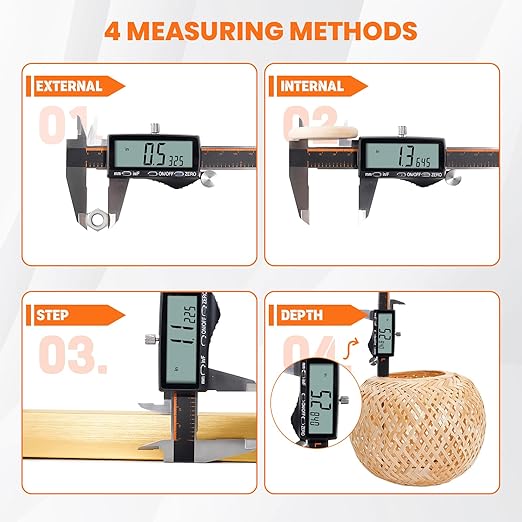HARDELL Digital Caliper, Rechargeable Calipers - Image 3