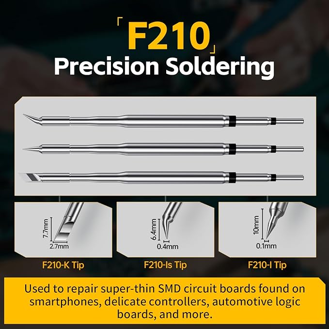 FNIRSI DWS-200 200W Precision Digital Soldering Station Kit, - Image 7