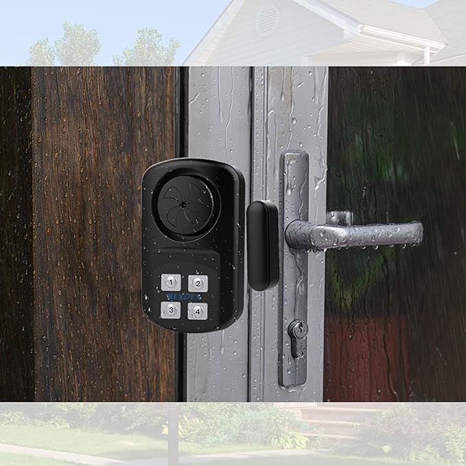 HENDUN Outdoor Door Alarm with Remote Keypad, Waterproof IP67, Inground Pool - Image 2