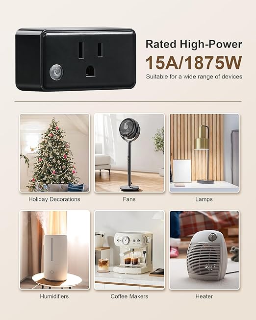 TREEWELL Remote Control Outlet Plug, 200FT Long Range Wireless Light Switch - Image 6