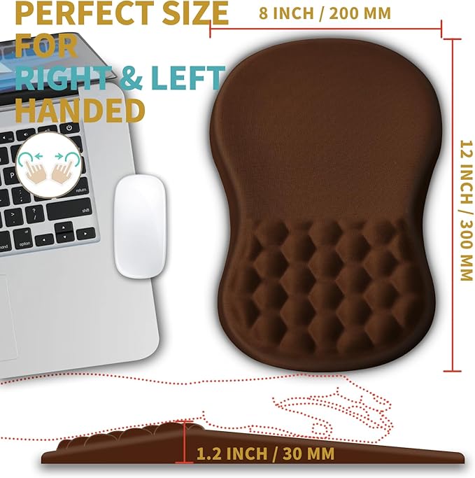 Hokafenle Ergonomic Mouse Pad Wrist Support - Image 4