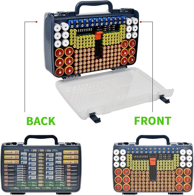 Aptbyte Battery Organizer Storage Holder Box Case - Image 2
