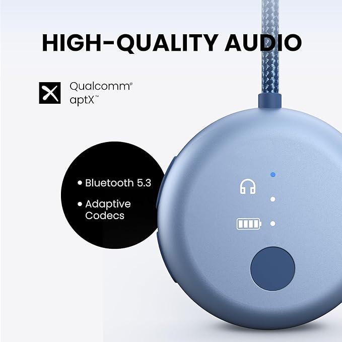 Avantree SoundJet R1 – 25Hr Airplane Bluetooth Adapter - Image 4