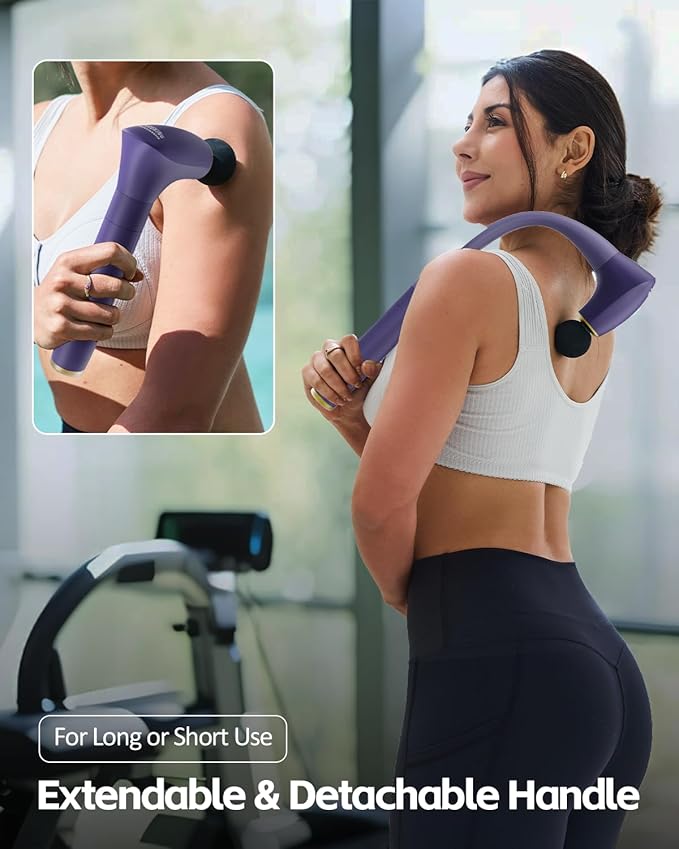 CAREKING 2-in-1 Detachable Muscle Massage Gun Deep Tissue - Image 4
