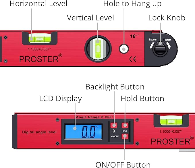 Proster Digital Angle Finder Gauge - Image 3
