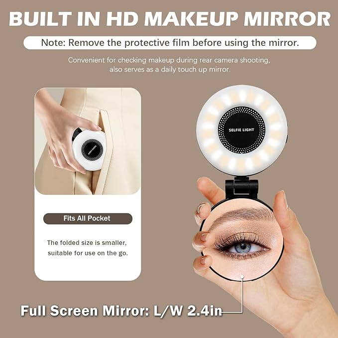PrielPaek 3-in-1 Magnetic Beauty Selfie Light - Image 5