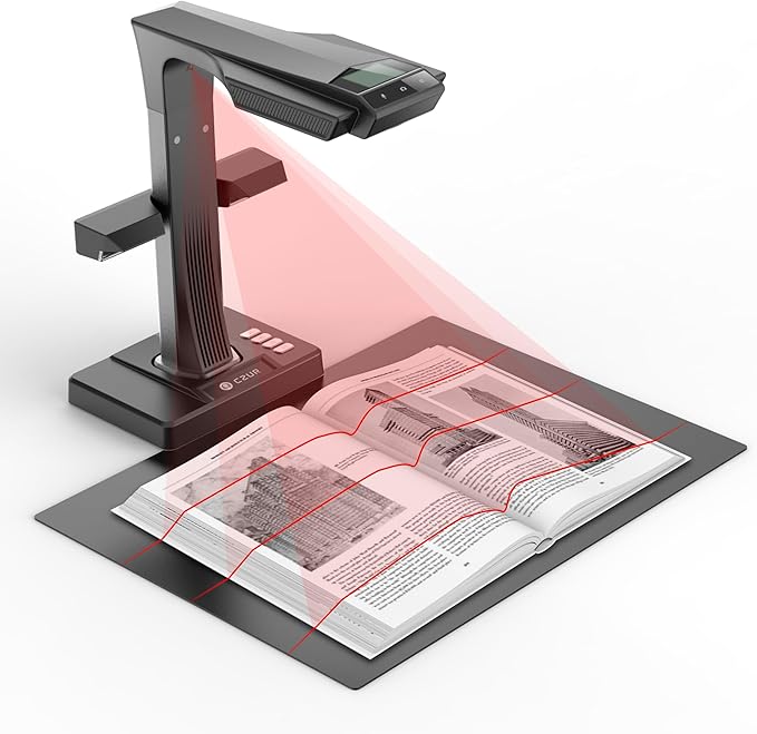 CZUR ET24 Pro Professional Book Scanner, 24MP Document Camera, 3rd Gen by CZUR