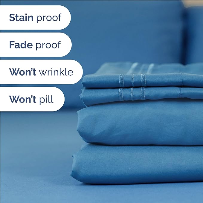 Twin XL Size 3 Piece Sheet Set - Image 5