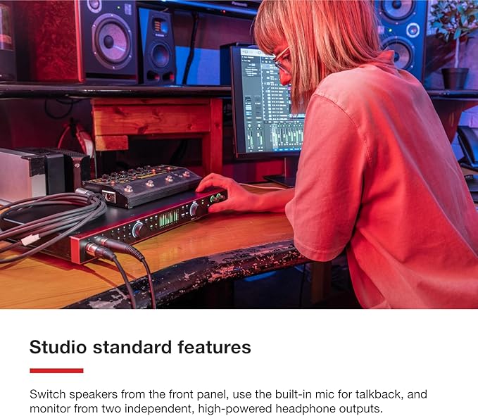 Focusrite Scarlett 18i20 4th Gen USB Audio Interface, - Image 5
