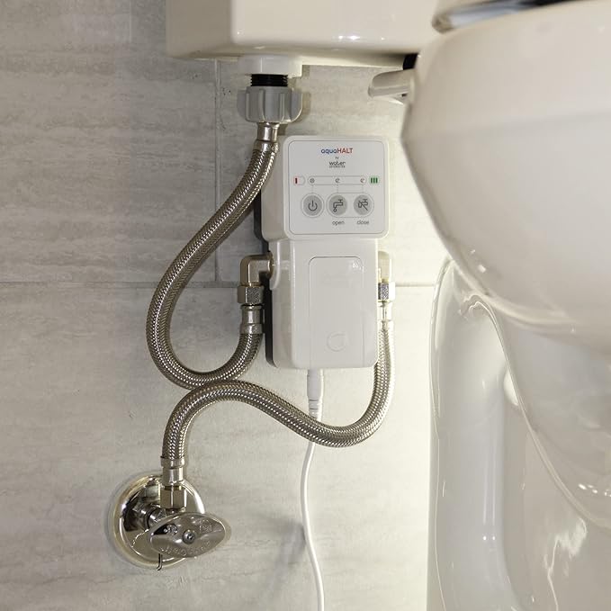 aquaHALT Smart Home Water Toilet Leak Detector Alarm and Automatic Shut Off - Image 6