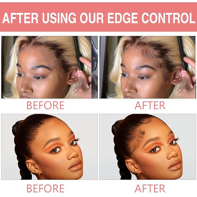 8.8oz Edge Control Wax for Women Strong Hold Non-greasy Edge Control Smoother - Image 4