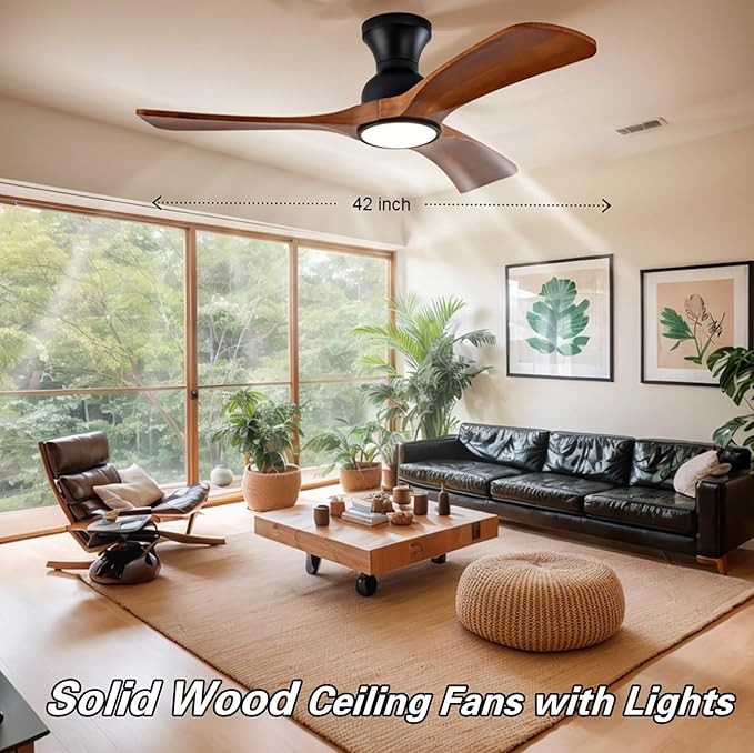Gaizw 42 Inch Low Profile Ceiling Fans - Image 2