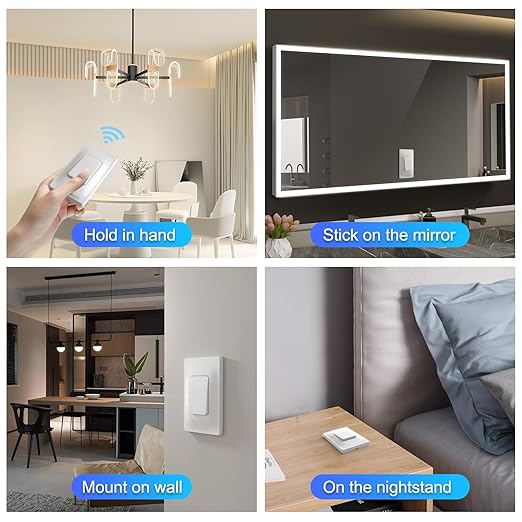 Thinkbee Self-Powered Wireless Light Switch and Receiver Kit, Kinetic Remote - Image 5