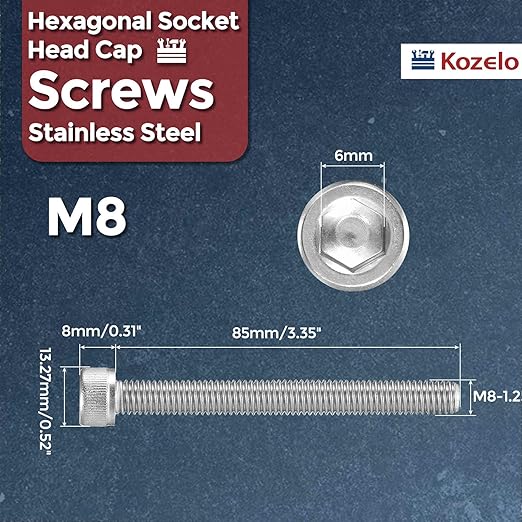 Kozelo 4pcs Socket Head Cap Screws - Image 2