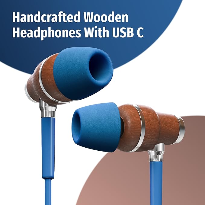 Symphonized Premium Wooden iPhone Earphones Wired Deep Bass Sound, 3D Sound - Image 5