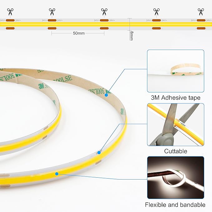 AXMOTUT COB LED Strip Light - Image 3