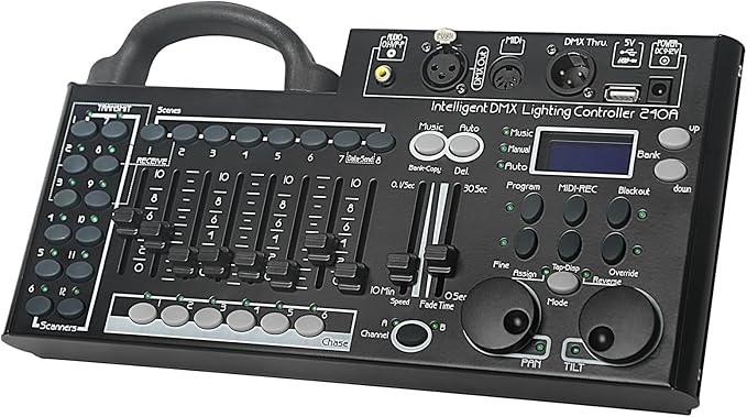 DMX Lighting Console, 240 Channels DMX 512 Controller by MetYonLaser