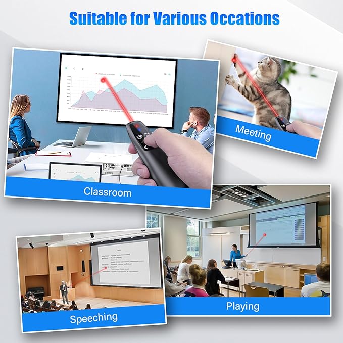 2-in-1 USB Type C Presentation Clicker, Clicker - Image 6