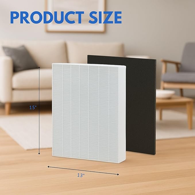 Nispira True HEPA Filter Replacement Set Compatible - Image 2