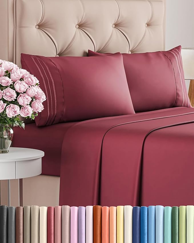 King Size 4 Piece Sheet Set by CGKUnlimited