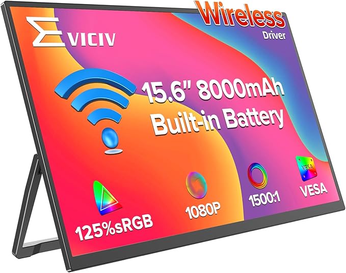 EVICIV Wireless Portable Monitor by EVICIV