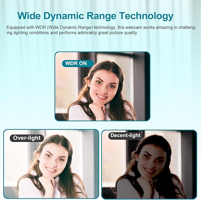 4K Webcam for PC, Ultra HD 4K 12MP Webcam - Image 4