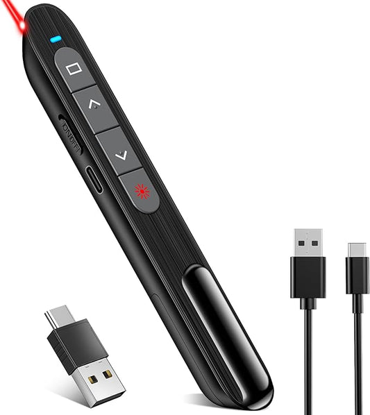 2-in-1 USB Type C Presentation Clicker by NinjaPlusOX