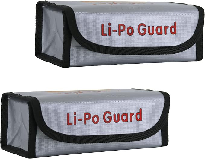 Tenergy 2 Pack, Fire Retardant Lipo Bags, Battery Bags by Tenergy