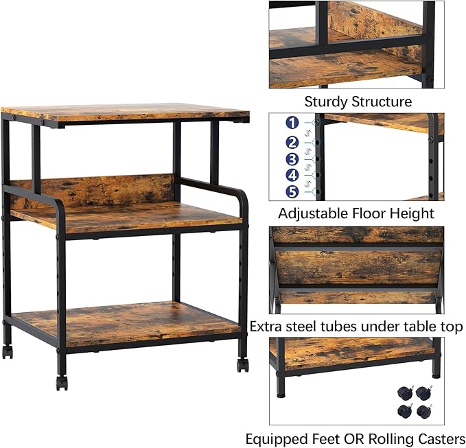 Arbuxzuy Large Printer Stand - Image 3