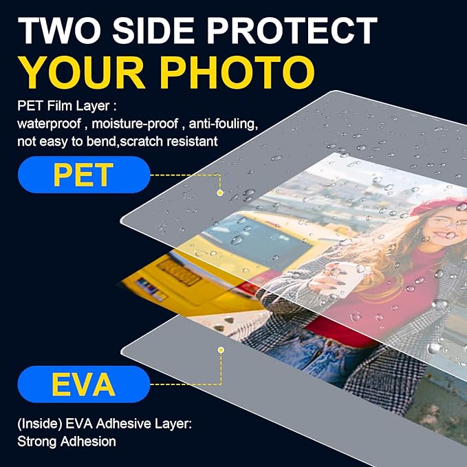 BURVAGY 400 Pack Laminating Sheets, 3 Mil, 9 x 11.5 Inches Thermal Laminating - Image 3