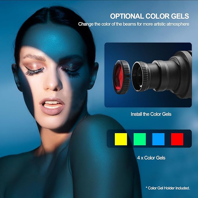 Alluneitter S-80 Bowens Mount Optical Conical Snoot Spotlight Kit. Adjustable - Image 8