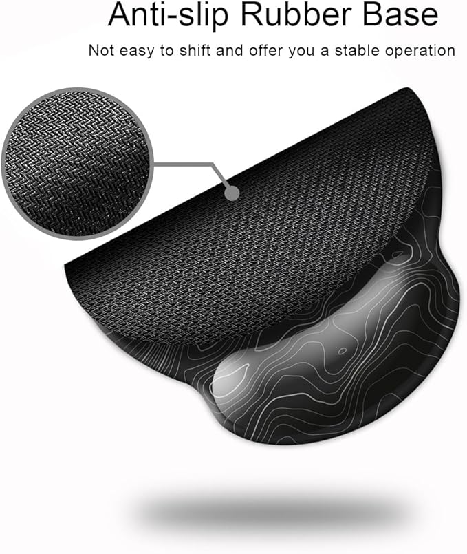 Ergonomic Mouse Pad with Wrist Support, Mouse Pad with Wrist Rest, Relieve - Image 5