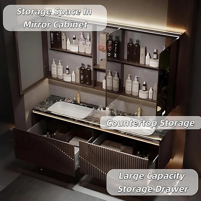 Double Sink Bathroom Vanity - Image 7