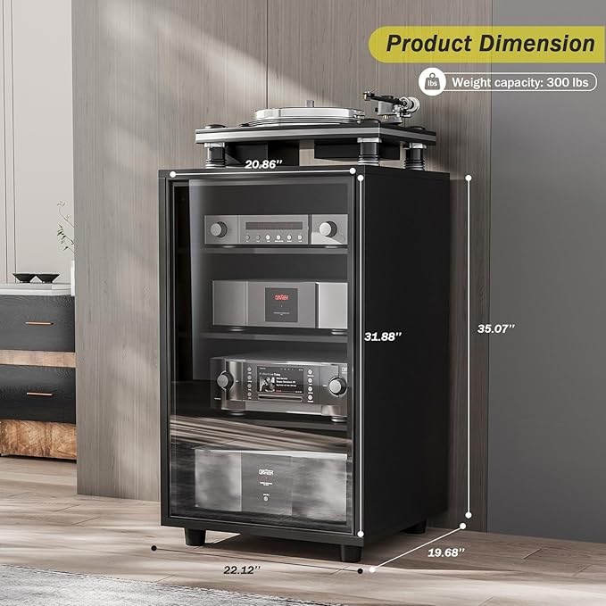 Grufle Media Storage Cabinet - Image 2