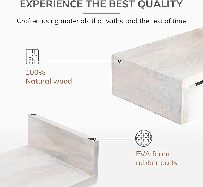 Anji Mountain Wooden Monitor Stand - Image 2