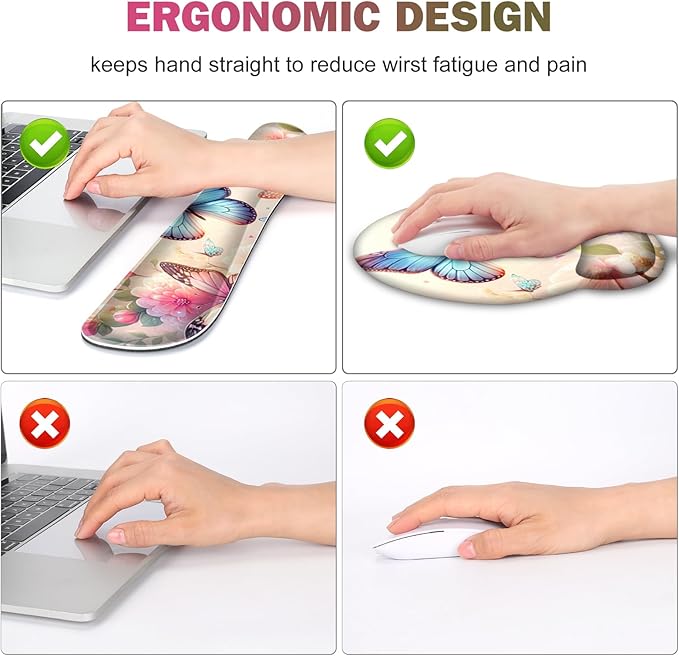 Gaming Mouse Pad, Large Desk Mat, Cute Desk Pad Protector, 4in1 XXL Mousepad + - Image 4