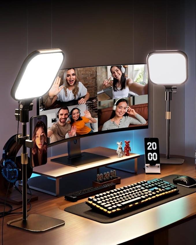 UBeesize Zoom Lighting for Computer, Video Conference Lighting for Video Calls by UBeesize