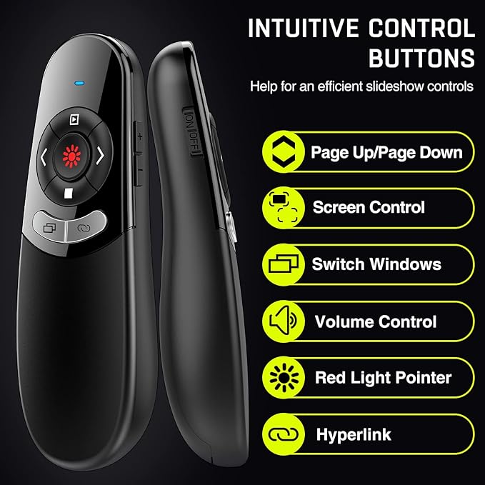 2 in 1 USB Type C Presentation Clicker - Image 2