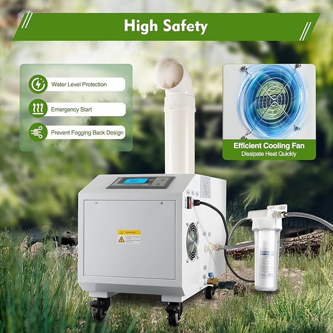 Humidifier Large Room, 10L 6.6Lbs/H Industrial Ultrasonic Mist Maker - Image 5