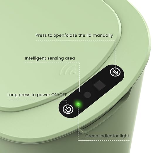 Cesun Motion Sensor Trash Can, 5 Gallon Automatic Bathroom Garbage Can - Image 5