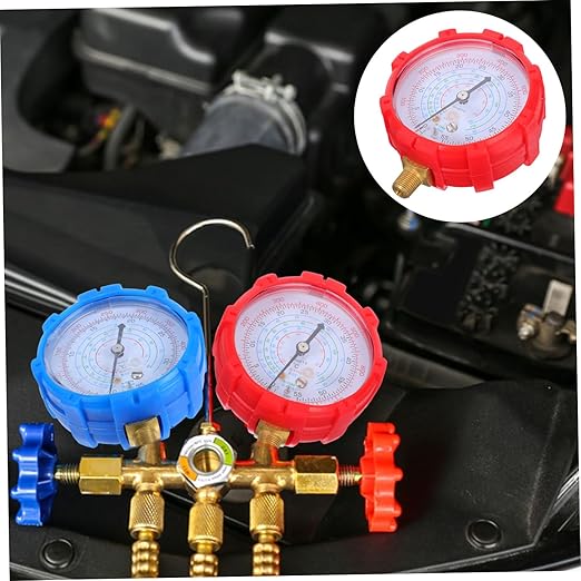 AKOOSY Automotive Gauge Set Multi Compatible Air Conditioning Pressure - Image 8