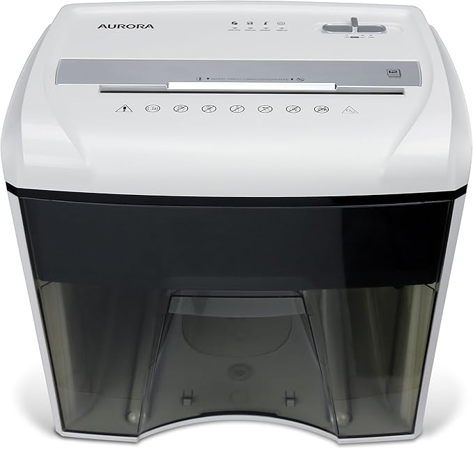 Aurora Desktop Style High-Security Anti-Jam 12-Sheet Micro-Cut Paper and by Aurora