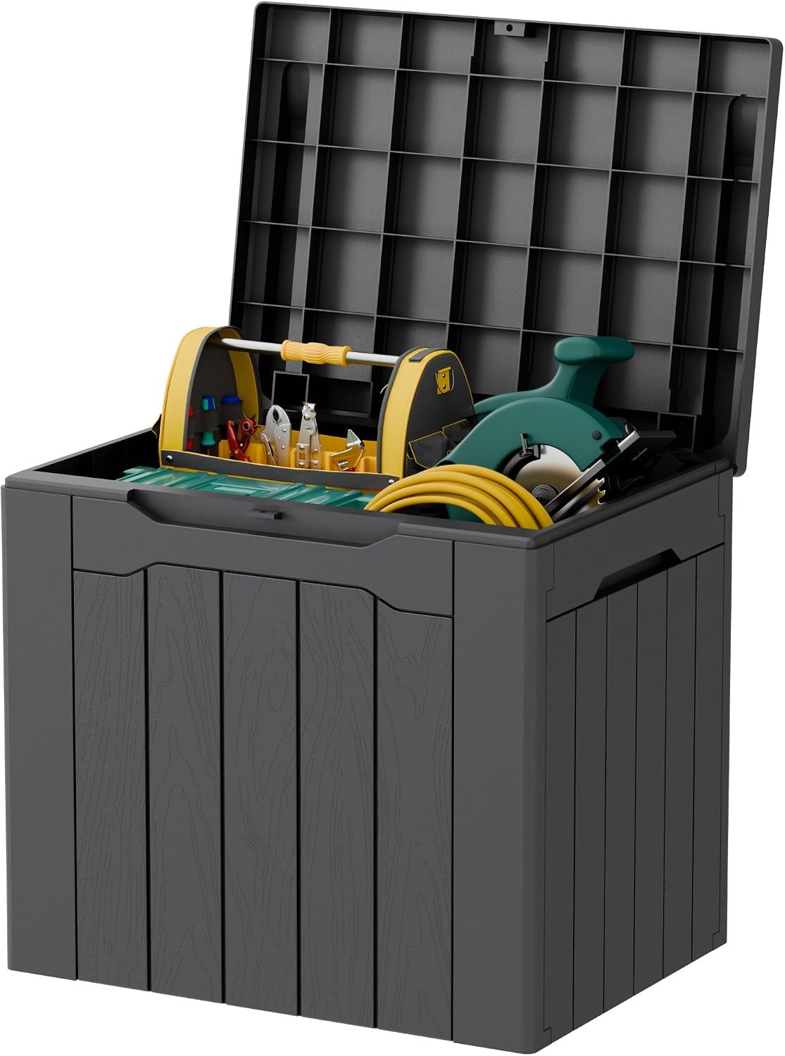 32 gallon deck box outdoor indoor waterproof storage, main product view