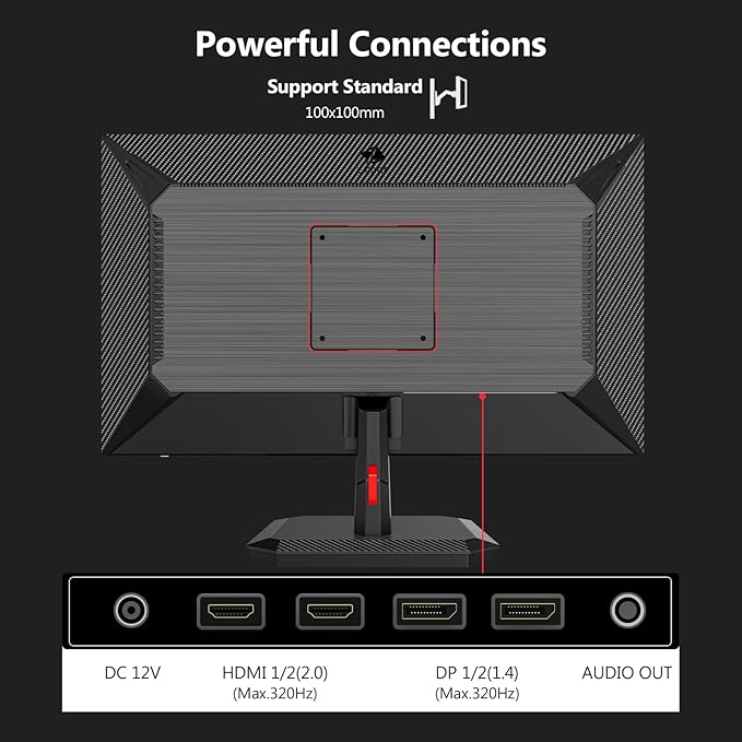 Z-Edge 27 inch Gaming Monitor 320Hz 300Hz, 2K QHD 1440P Fast IPS Monitor - Image 9