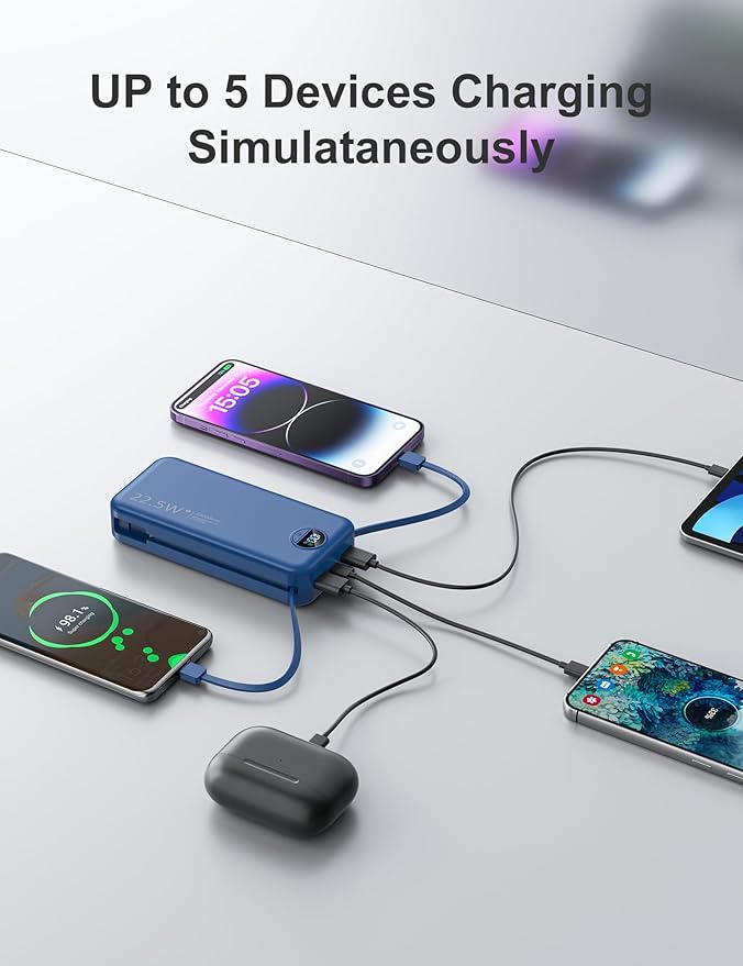 aonidi 20000mAh Ultra-Portable-Charger-Power-Bank PD20W - Image 7