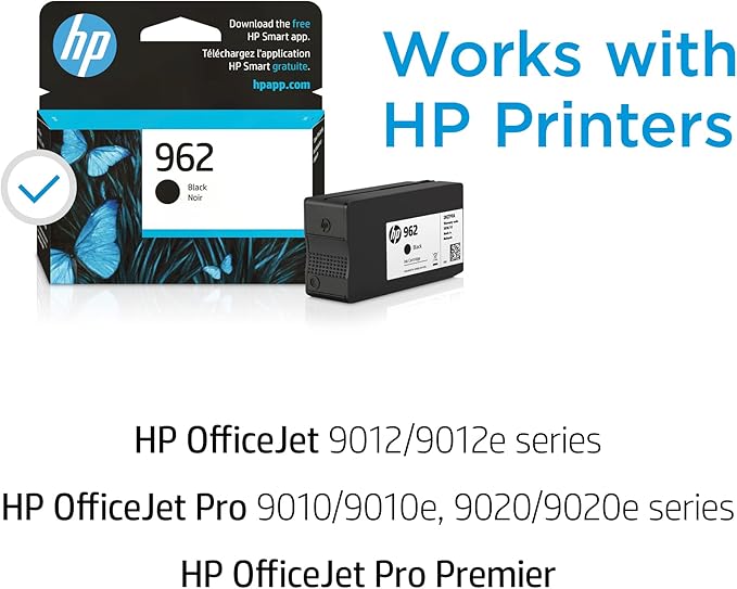 HP 962 Black Ink Cartridge | Works - Image 2