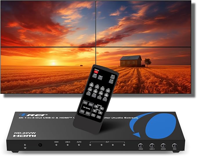 OREI 4K Video Wall Controller for Multi-Screen Display by OREI